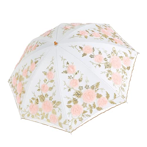 BABEYOND Embroidery Umbrella for Decoration Photo Party parasol umbrella for Lady Costume 1920s Party