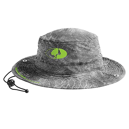 MISSION Cooling Bucket Hat- UPF 50, 3” Wide Brim, Cools When Wet- Mossy Oak (Mossy Oak Coastal Cloudbank)