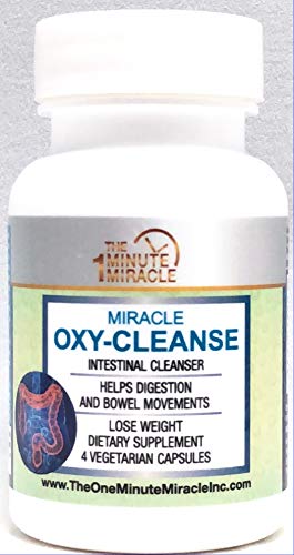 The One Minute Miracle - Miracle Oxy-Cleanse Colon Cleanse for 3 or 7 Day Total Body Cleanser (1 Day Cleanser)
