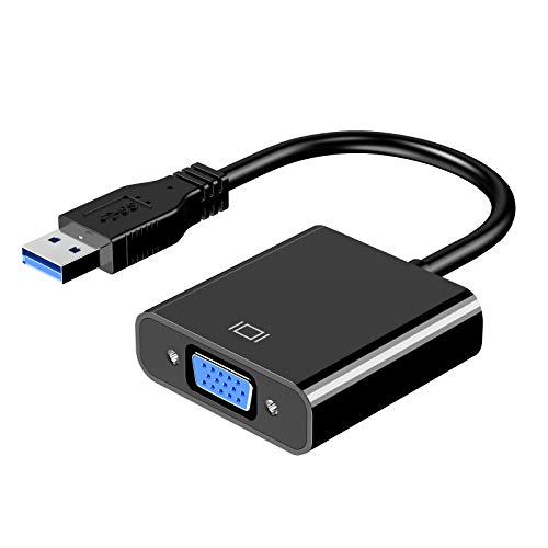 USB to VGA Adapter,USB 3.0 to VGA Adapter Multi-Display Video Converter- PC Laptop Windows 7/8/8.1/10,Desktop, Laptop, PC, Monitor, Projector, HDTV