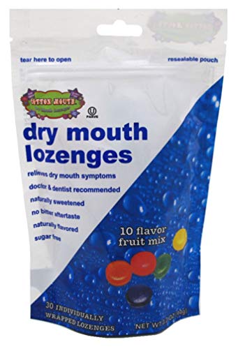 Cotton Mouth Lozenges Fruit Mix Bag 3.3 Ounce (Pack of 2)