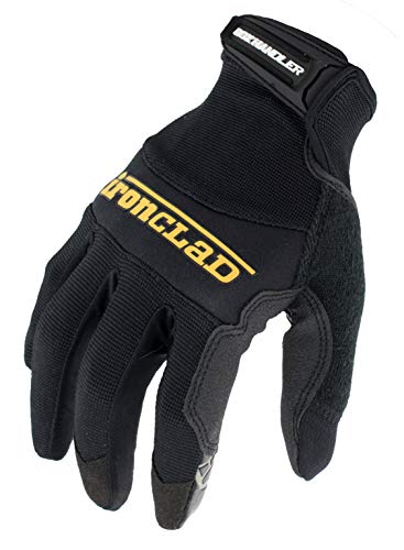 Ironclad Box Handler Work Gloves BHG, Extreme Grip, Performance Fit, Durable, Machine Washable, (1 Pair), Medium - BHG-03-M , Black