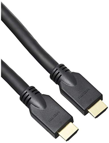 Monoprice HDMI Cable - 30 Feet - Black (3 Pack) No Logo, High Speed, 4K@24Hz, 10.2Gbps, 24AWG, CL2, Compatible with UHD TV and More - Commercial Series