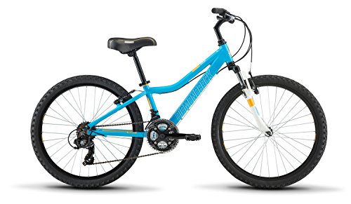 Diamondback Bicycles Lustre 24 Youth Girls 24' Wheel Mountain Gike, Blue