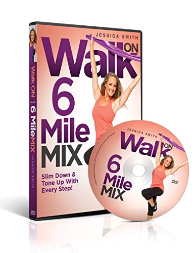 Walk On: 6 Mile Mix DVD with Jessica Smith - Workout Videos For Women, Low Impact, Cardio and Sculpting Exercise for Total Body Toning