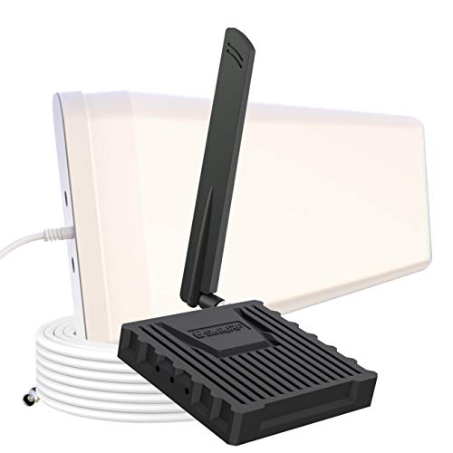 SolidRF Cell Phone Signal Booster Kit ,All U.S. Carriers Verizon, AT&T, T-Mobile & More,5 Bands Cell Phone Booster for Home,Fcc Approved