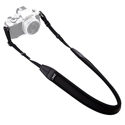 Mirrorless Camera Neck Strap Shoulder Belt for Sony ZV-E10 A7C A6600 A6500 A6400 A7 IV III A7R V IV A7S III A9 II Fujifilm X-T5 X-T4 X-T30 II Nikon Z30 Z50 Canon M50 M6 M5 Mark II -Black