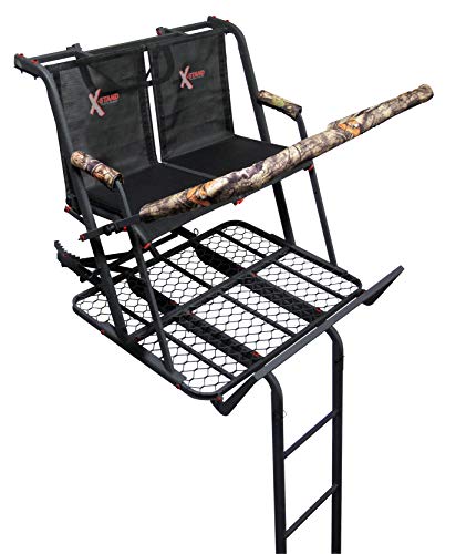 X-Stand Treestands The Comrade X 18' Two Man Ladderstand, Black