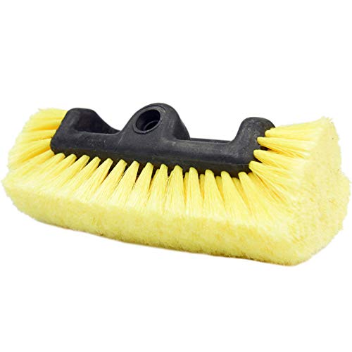 CARCAREZ 10' Car Wash Brush with Soft Bristle for Auto RV Truck Boat Camper Exterior Washing Cleaning, Yellow