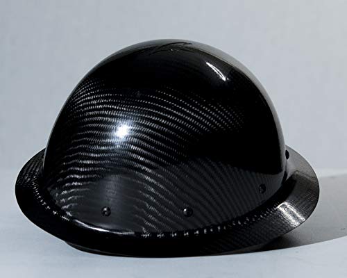 Carbon Fiber Hard Hat - ANSI/ISEA Certified (Black-Grey)