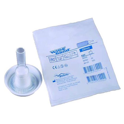 10 Pack Condom External Catheters 29mm, Medium, Rochester / Bard Wideband, Extra Adhesive # 36002
