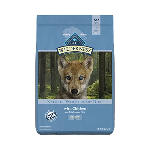 Blue Buffalo Wilderness High Protein, Natural Puppy Dry Dog Food, Chicken 11-lb