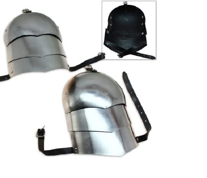 Medieval Pauldron Set Pair Plate Armor Carbon Steel Real Adult Size halloween costume