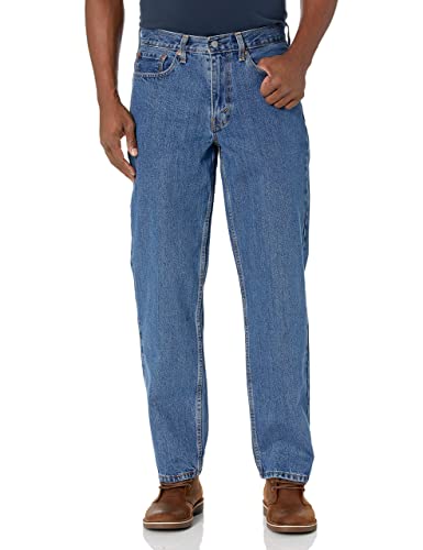 Levi's Men's 550 Relaxed Fit Jeans (Also Available in Big & Tall), Medium Stonewash, 36W x 30L