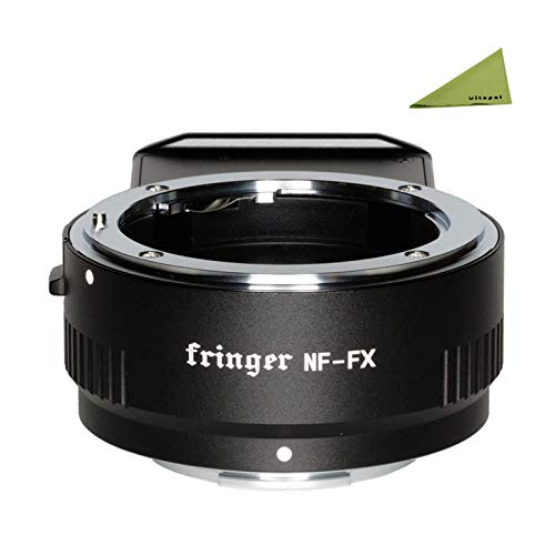 Fringer NF-FX (FR-FTX1) AF Lens Adapter Compatible with Ni-kon F Mount to Fujfilm X Fuji AF-S AF-P Sigma Tamron for X-T100 X-T200 X-T3 X-Pro3 XT30 X-T4 X-H1