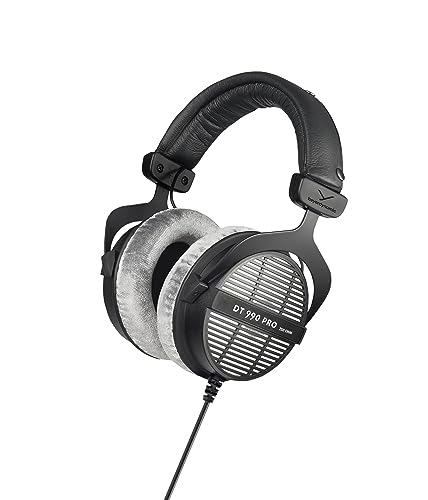 beyerdynamic DT 990 Pro 250 ohm Over-Ear Studio Headphones For Mixing, Mastering, and Editing