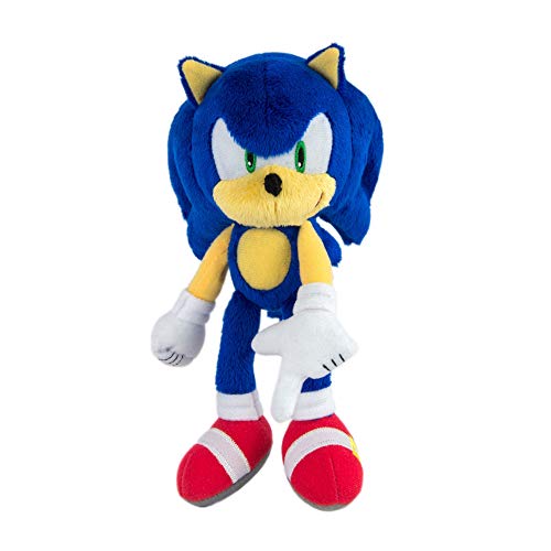 Sonic Modern High Detailed and Embroidered Collectible Plush Toy for Kids, Blue, 8 Inch