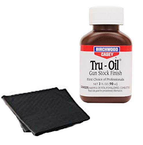 Westlake Market, Birchwood Casey Tru-Oil Gun Stock Finish with Two Disposable Absorbent Pads