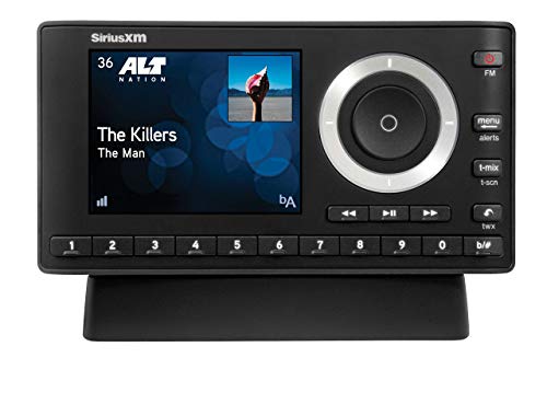SiriusXM SXPL1H1 Onyx Plus Satellite Radio with Home Kit with Free 3 Months Satellite and Streaming Service($15 Activation fee) (Renewed)