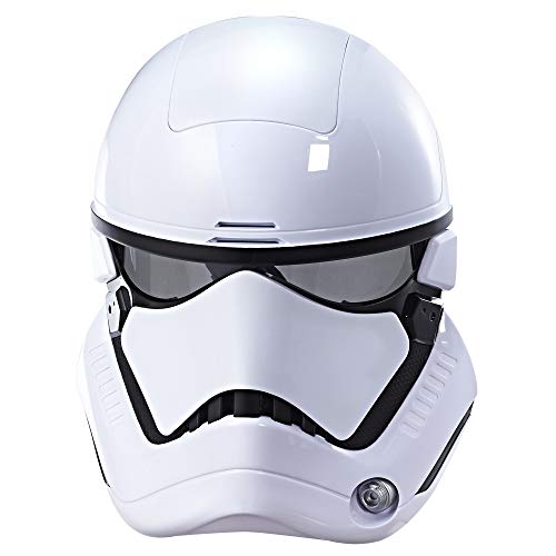 STAR WARS C1413 : The Last Jedi First Order Stormtrooper Electronic Mask, Standard, White