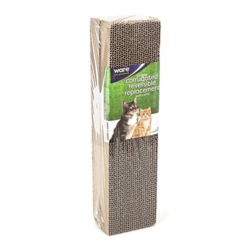 Ware 5 Pack of Corrugated Replacement Pads for Cat Scratchers, 2 Pads Per Pack