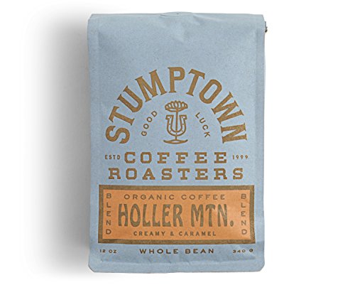 Stumptown Coffee Roasters, Medium Roast Organic Whole Bean Coffee - Holler Mountain 12 Ounce Bag with Flavor Notes of Citrus Zest, Caramel and Hazelnut