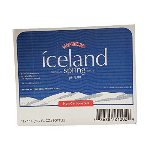 ICELAND SPRING Spring Water 12 Pack, 50.7 FZ