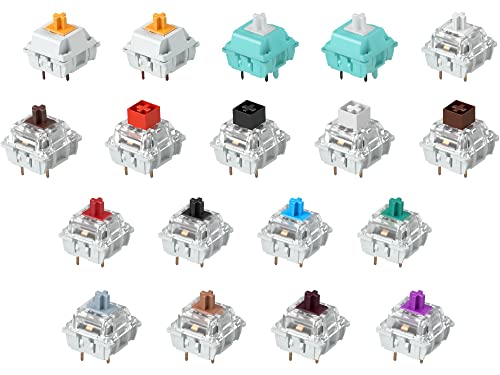 Glorious Keyboard Switch Sample Pack - Gateron | Kailh | Panda | Lynx Mechanical Keyboard Switches