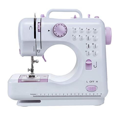 KPCB Sewing Machines for Beginners with 12 Stitches Mini Size with Backstitch