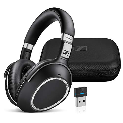 Sennheiser MB 660 MS (507093) - Dual-Sided, Dual-Connectivity, Wireless, Bluetooth, Adaptive ANC Over-Ear Headset | For Desk/Cell Phone & Softphone/PC Connection | Skype for Business Certified (Black)