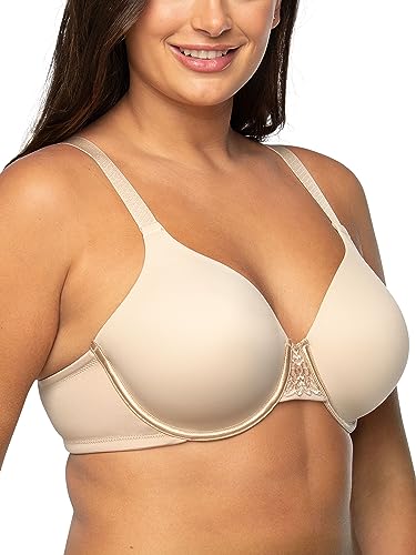 Vanity Fair womens Full Figure Beauty Back Smoothing Bra, Underwire - Beige, 40D US