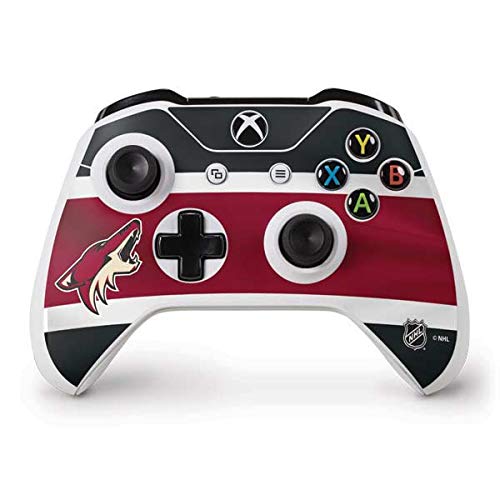 Skinit Decal Gaming Skin Compatible with Xbox One S Controller - Officially Licensed NHL Arizona Coyotes Jersey Design