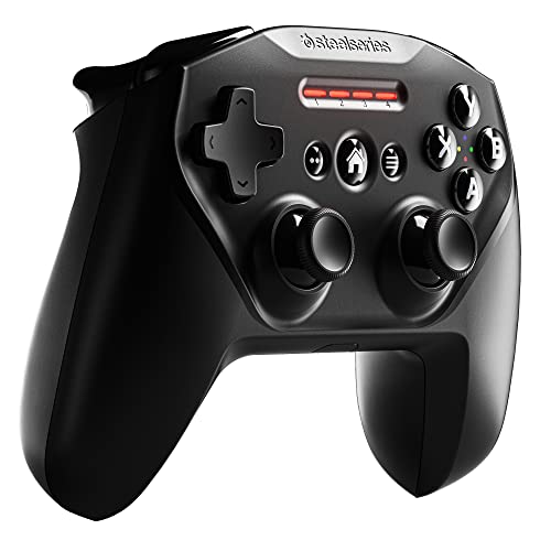 SteelSeries Nimbus+ Bluetooth Mobile Gaming Controller with iPhone Mount - 30+ Hour Battery Life - Apple-Licensed - Made for iOS, iPadOS, tvOS - with Apple Arcade