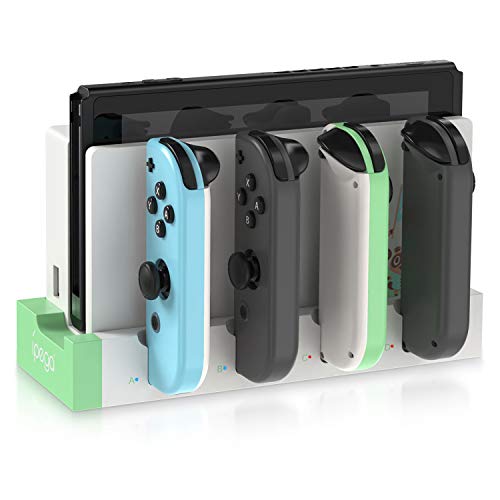 Charging Dock Compatible with Nintendo Switch & Switch OLED Model Joycons, Switch Controller Charger Dock Station for Joycon Charges up to 7pcs, Charging Stand Station for Nintendo Switch/OLED Model