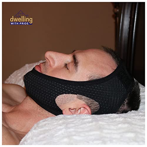 Anti Snore Chin Strap | Anti-Dry Mouth Chin Strap for CPAP Users | Stop Noise | Snoreless Sleeping Solution for Men and Women | Breathing Aid for Snoring