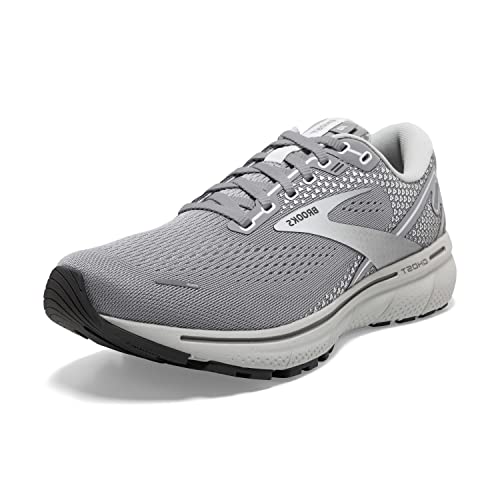 Brooks Womens Ghost 14 Alloy/Primer Grey/Oyster 8 D - Wide