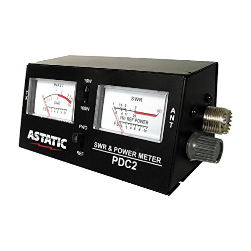 Astatic (302-PDC2) SWR/RF/Field Strength Test Meter , Black