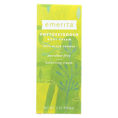 Emerita Phytoestrogen Body Cream - 2 oz - With Black Cohosh - Paraben Free