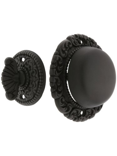 House of Antique Hardware R-06SE-0900018 Small Scroll Design Twist Door Bell in Oil Rubbed Bronze
