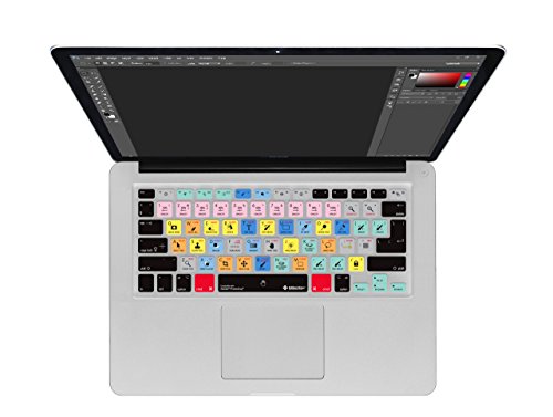 Shortcut Skin for Adobe Photoshop for MacBook Pro Retina 13' and 15', iMac Wireless Keyboard (Year 2008-2015) - Official Editors Keys Shortcut Skin