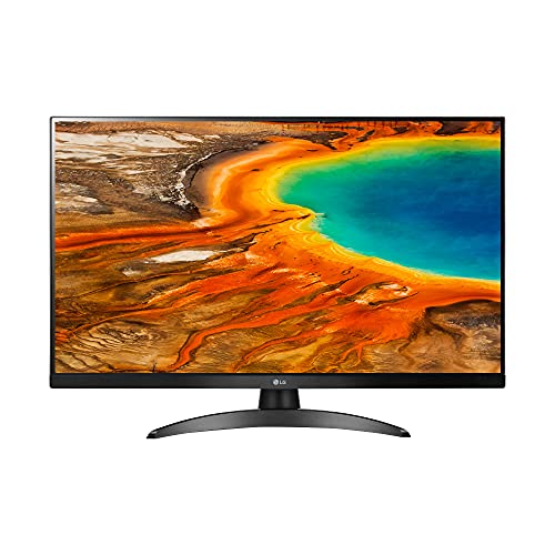 LG 27LP615B-PU 27” Inch Full HD (1920 x 1080) IPS TV / Monitor with Dual 5W Built-In Speakers, HDMI Input, Dolby Audio, Wall Mountable, Remote Control – Black (2021)