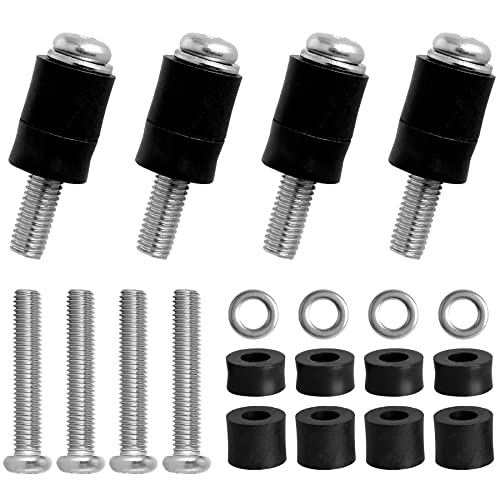 Wall Mounting Screws Bolts for Samsung TV - M8 x 45mm with 25mm Long Spacers, Solid Screw Bolts Hardware for Mounting Samsung TV, TV Mounting Bolts Work with Samsung 50' 55' 60' 65' 70' 75' 82' TV