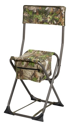 Hunters Specialties 021291072811 Camo Furniture Dove Chair with Back, Realtree Xtra Green