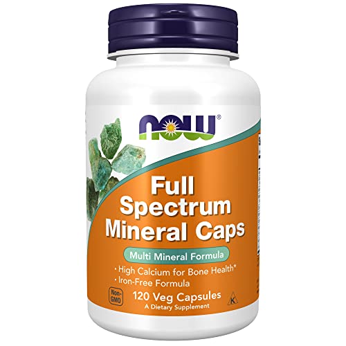 NOW Supplements, Full Spectrum Mineral Caps, Multi Mineral Formula, 120 Count (Pack of 1)