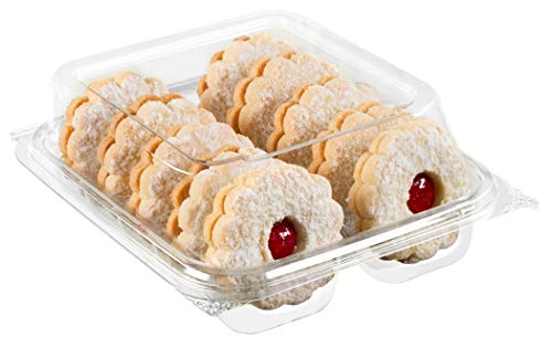 Linzer Tart Cookies | 10 Individually Wrapped Shortbread Cookies | Fresh & Delicious Italian Cookies | Linzer Tortes | Jelly Filled Cookies | Gourmet Cookies | 9 oz Stern’s Bakery