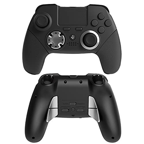 Mayfan Elite Controller with Back Paddles for PS4, 6 Axis Sensor Modded Custom programmable Dual Vibration Elite PS4/PS3 Wireless Game Controller Joystick For FPS Games