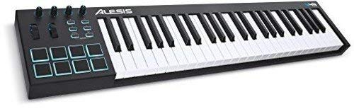Alesis V49 | 49-Key USB MIDI Keyboard & Drum Pad Controller (8 Pads / 4 Knobs / 4 Buttons) (Renewed)