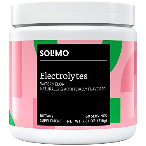 Amazon Brand - Solimo Electrolyte Powder, Watermelon, 7.6 Ounce (30 Servings)