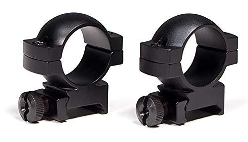 Vortex Optics Hunter 1-inch Riflescope Rings - Medium Height (0.87 in), Black