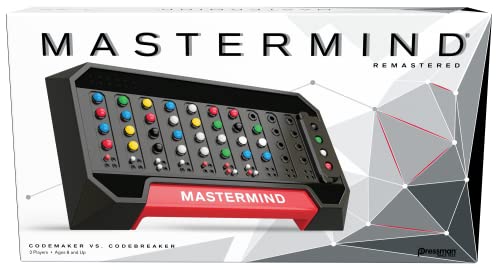 Pressman PRE-3018-06J Mastermind Strategy Game of Codemaker vs. Codebreaker, 5', Multi-colored